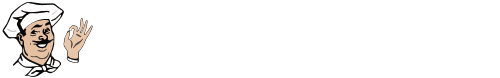 Rainbow Taverna and chef logo with text: A little bit of Greece on a plate.